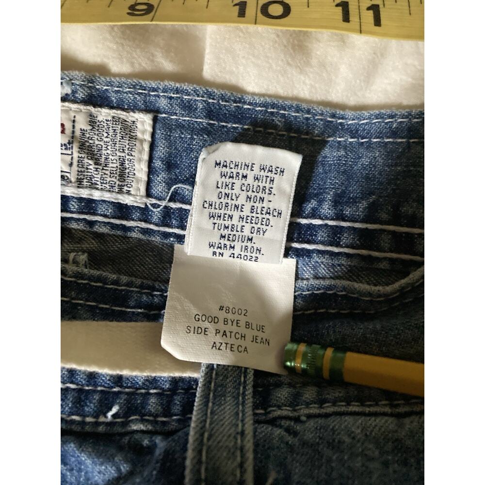 Vintage Abercrombie And Fitch 90s Y2k Cargo Baggy Carpenter Mid Rise Jeans M - Picture 8 of 8